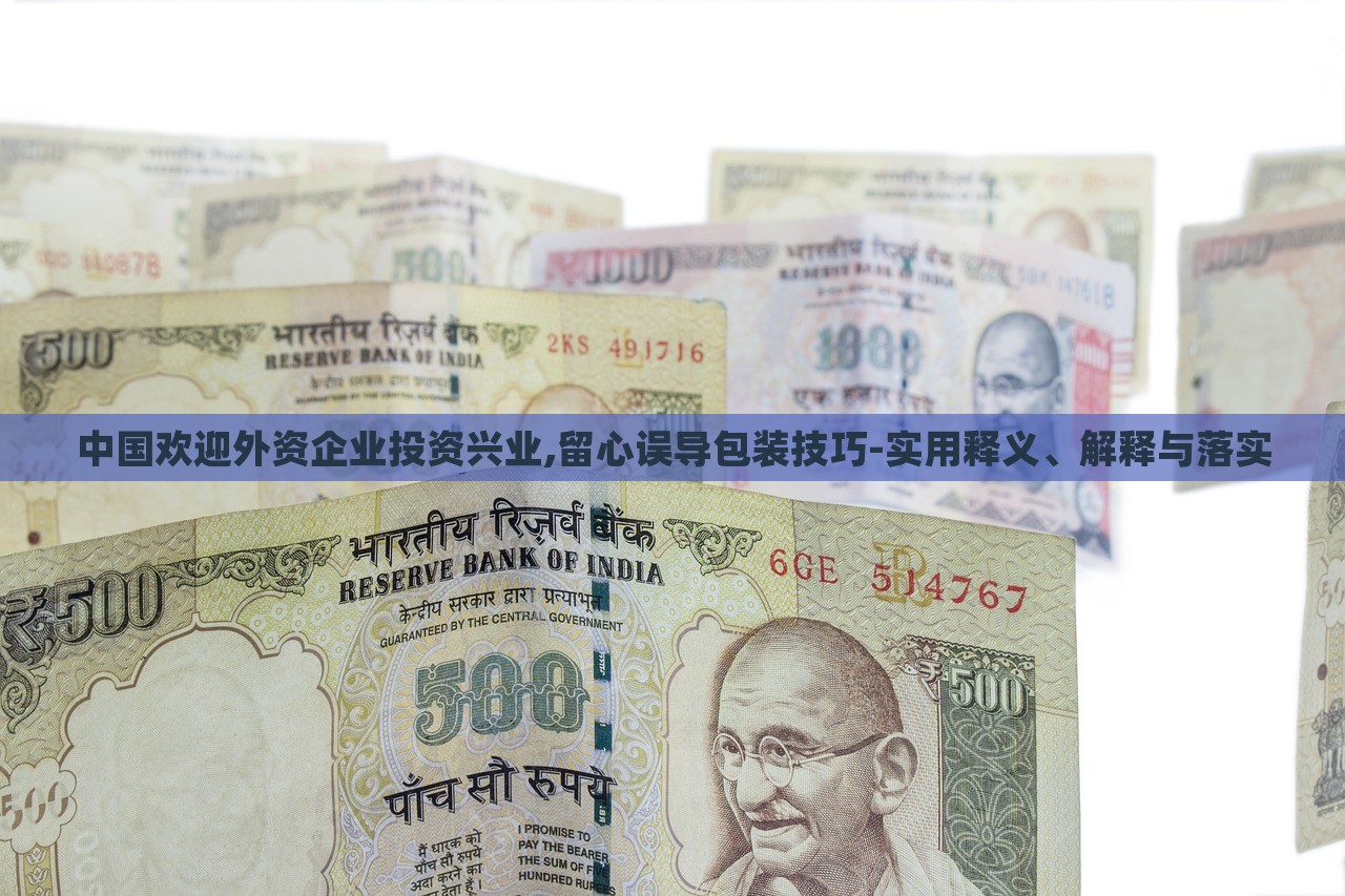 中國歡迎外資企業(yè)投資興業(yè),留心誤導(dǎo)包裝技巧-實(shí)用釋義、解釋與落實(shí)